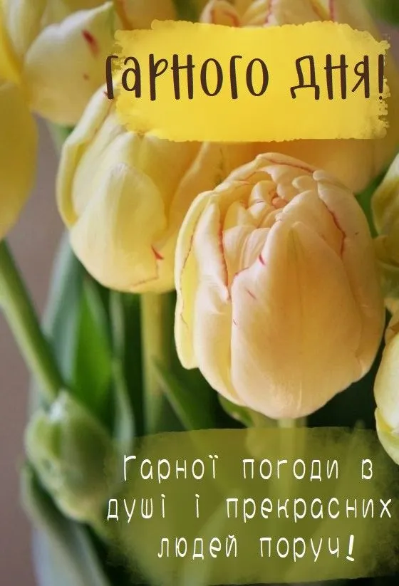 побажання гарного дня українською