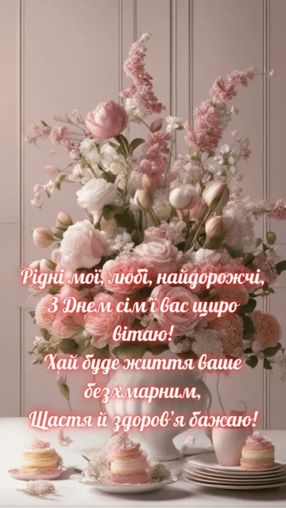 з Днем сім'ї