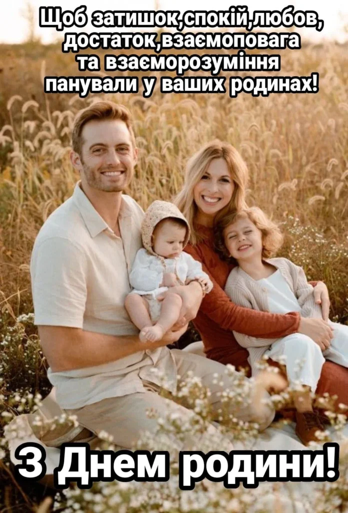 з Днем сім'ї