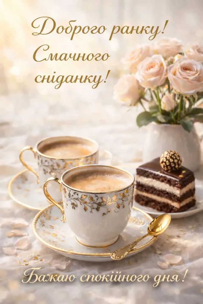 Доброго ранку і безмежної радості