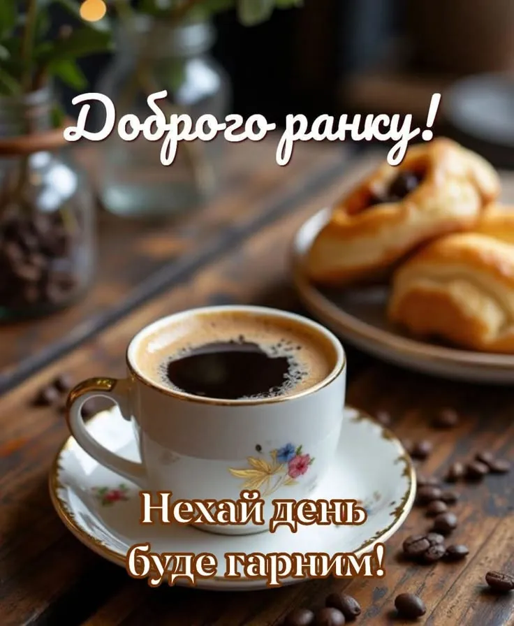 Нехай ранок буде добрим до тебе