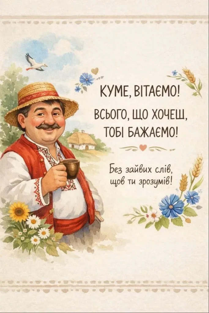 Щасливого свята, куме