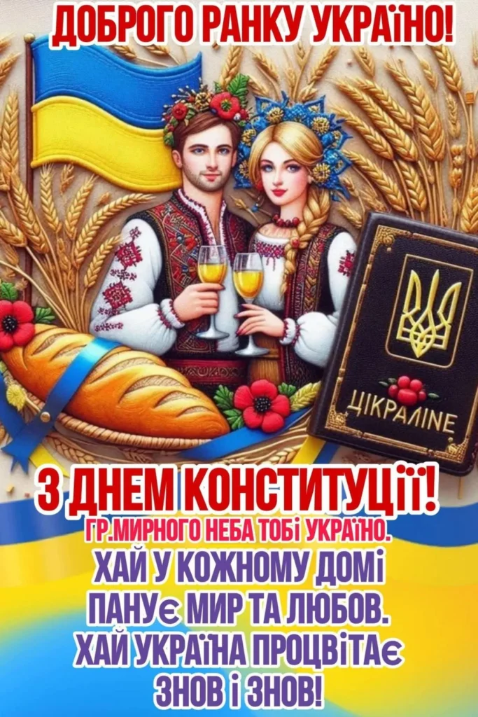Святкові слова до Дня Конституції