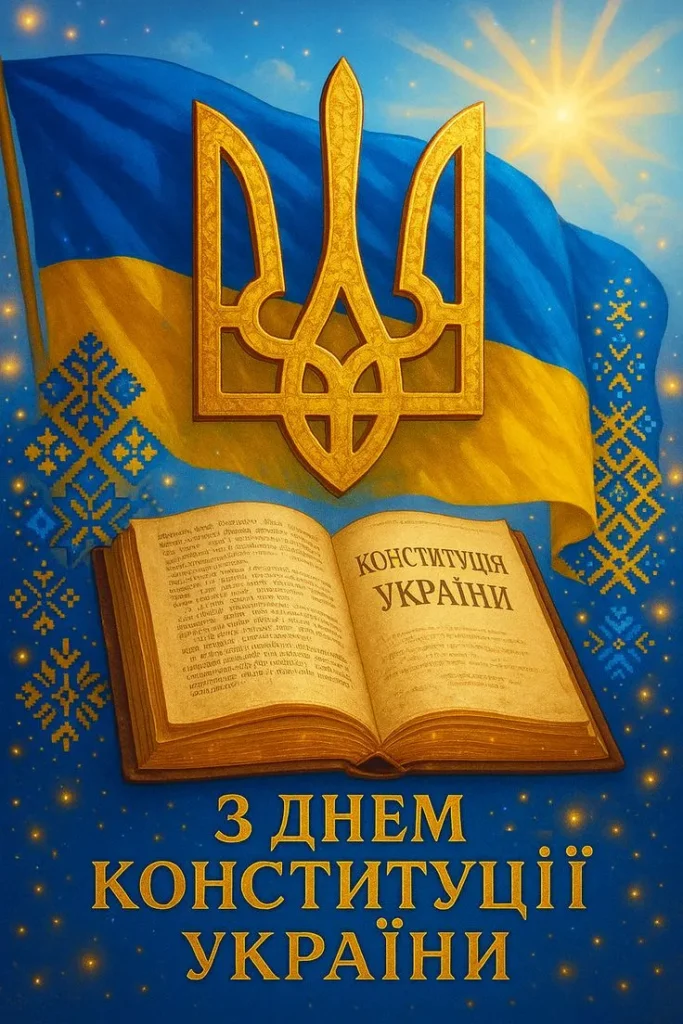 Вітання до Дня Конституції для українців