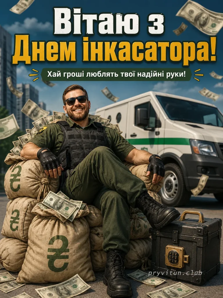 Бажаю успіхів у День інкасатора