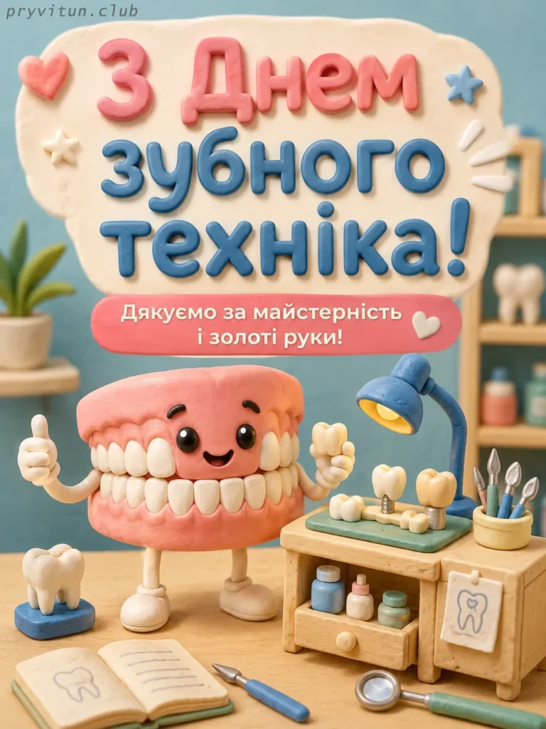 Бажаю успіхів у День зубного техніка