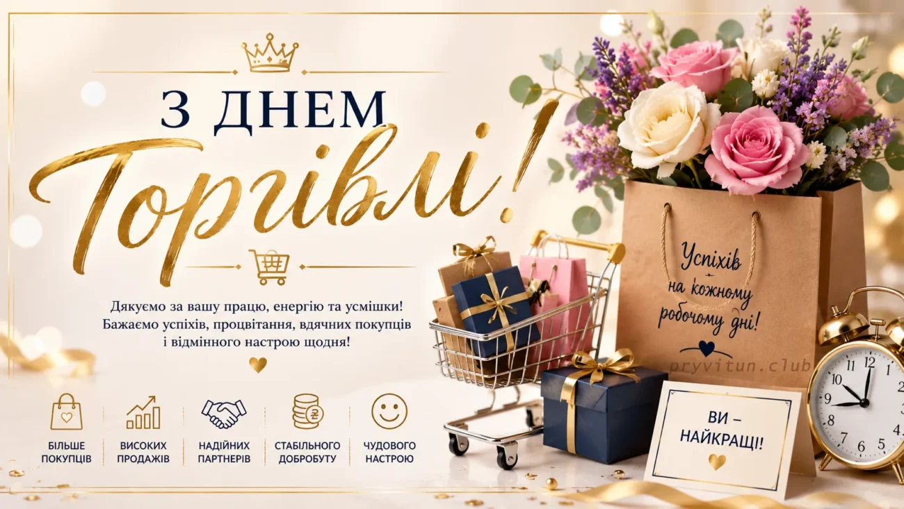 З днем торгівлі- картинки та вітання