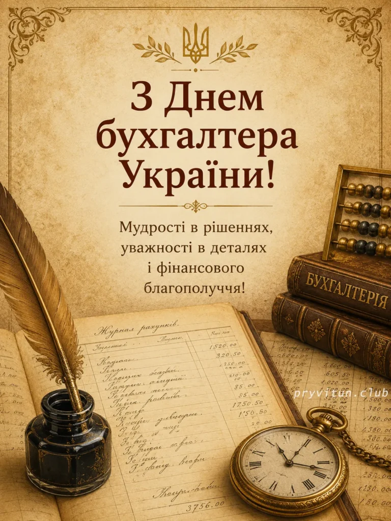 Бухгалтере, зі святом тебе