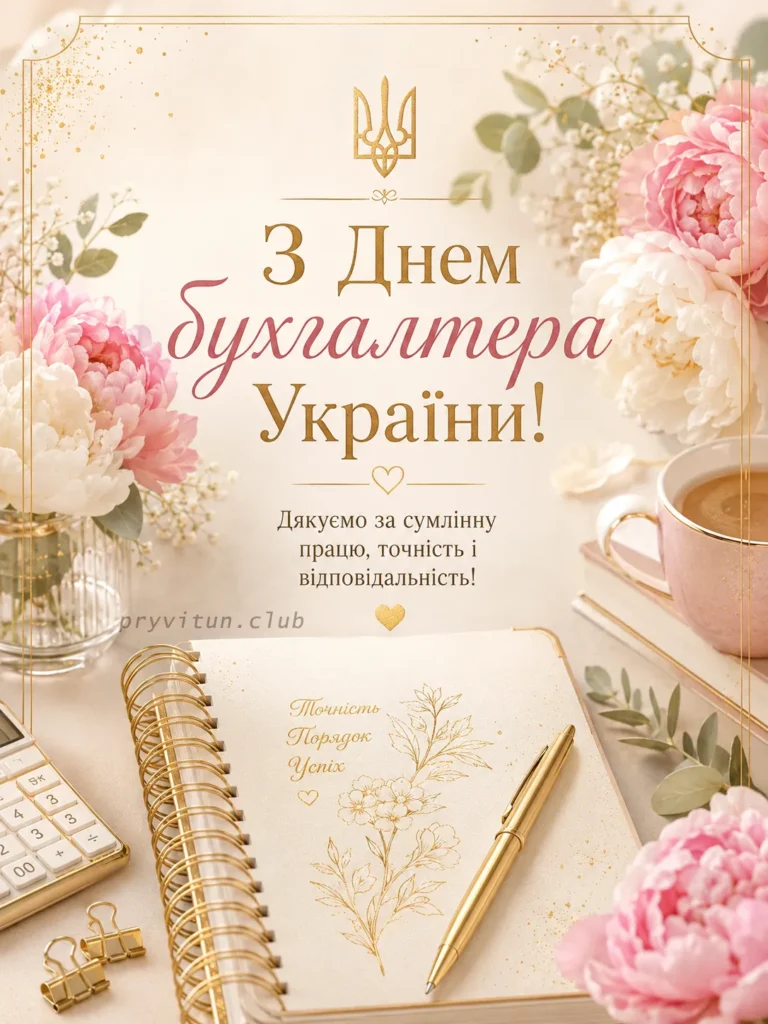 День бухгалтера гарні привітання