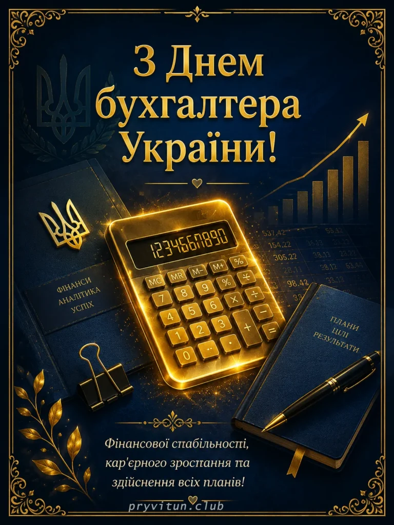 День бухгалтера України вітання