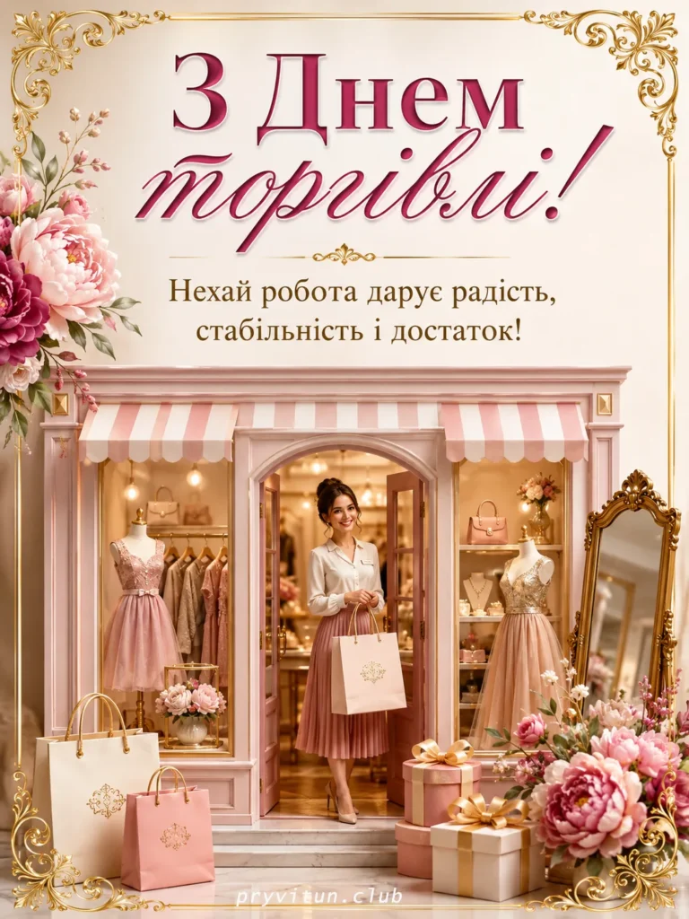 День працівника торгівлі святкові побажання
