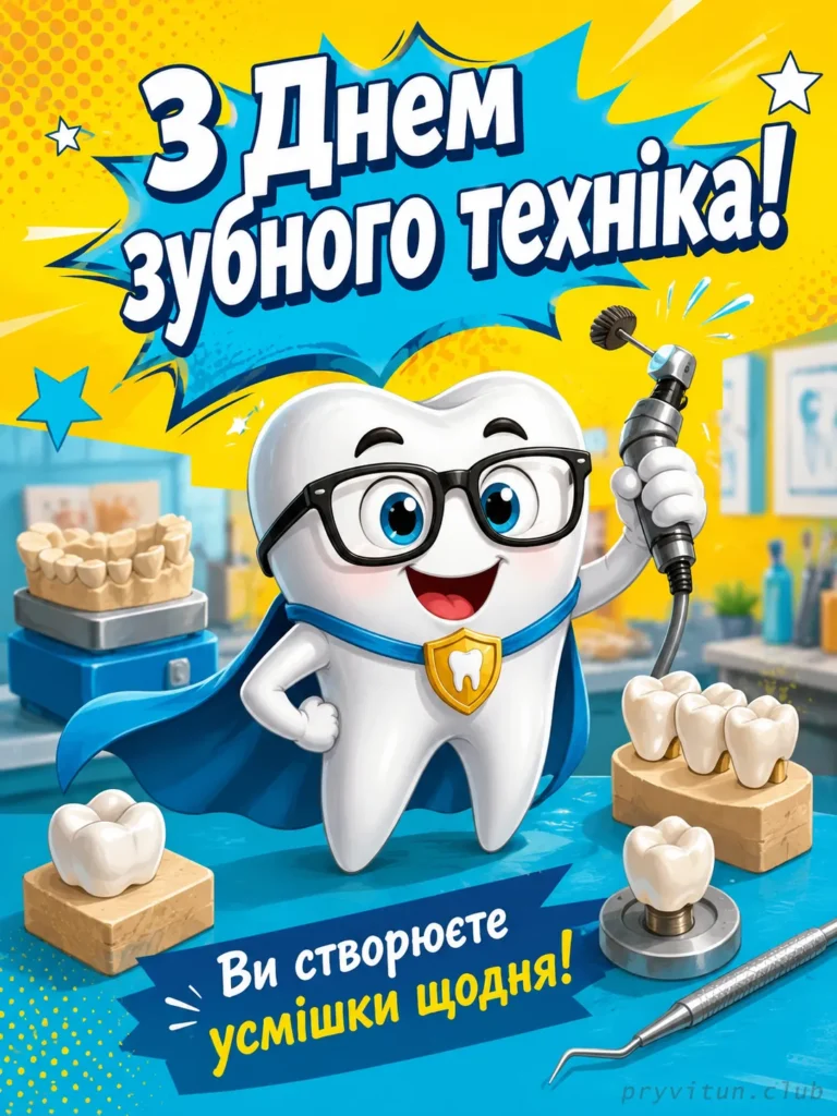 День зубного техніка гарні привітання