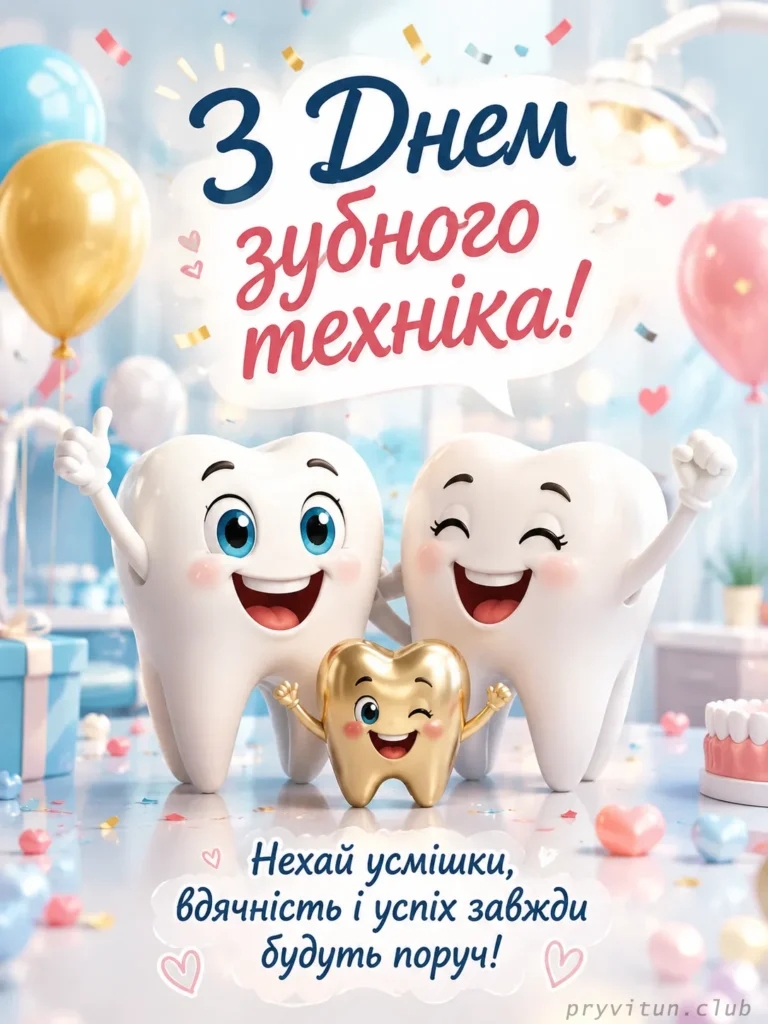 День зубного техніка привітання
