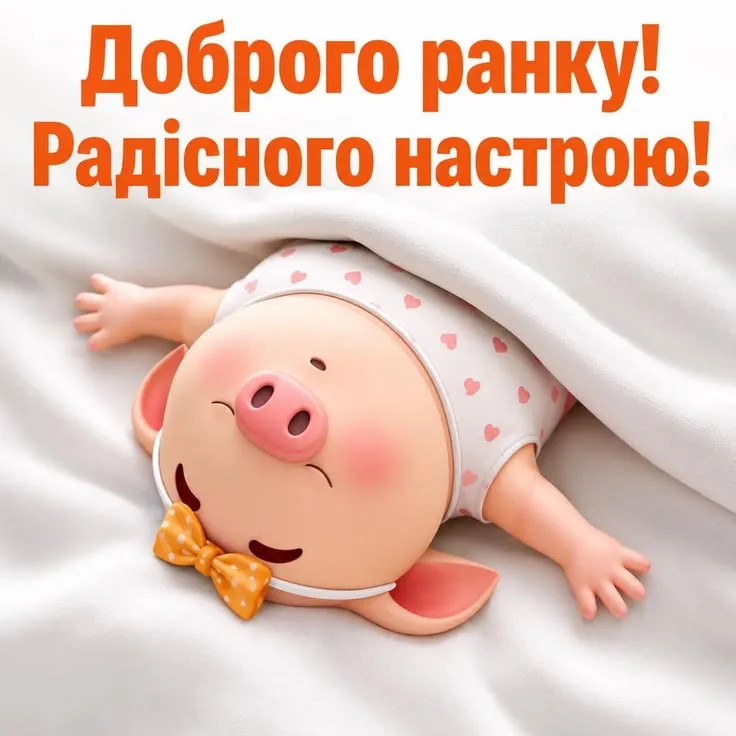 Доброго ранку, нехай щастить
