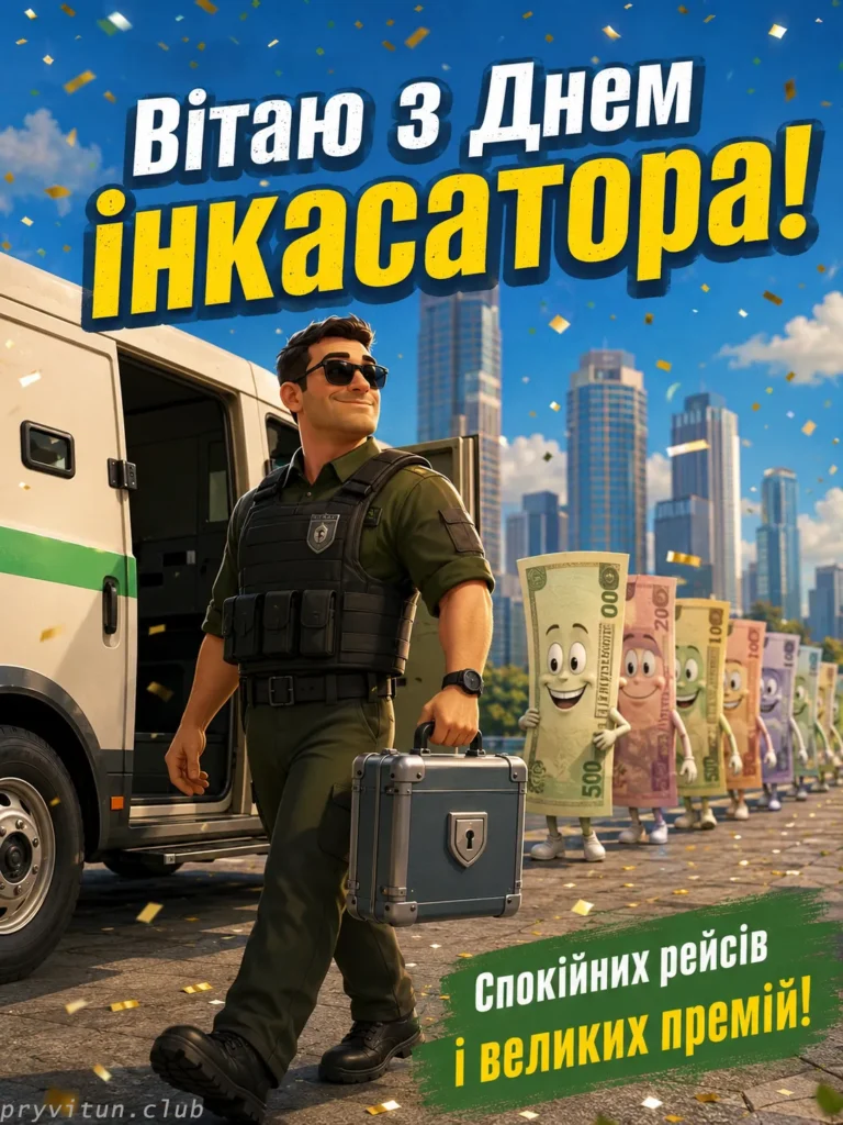 Картинка з Днем інкасатора