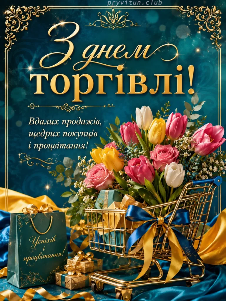 Миру та добробуту працівникам торгівлі