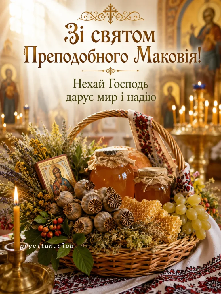 Православні привітання з Маковієм