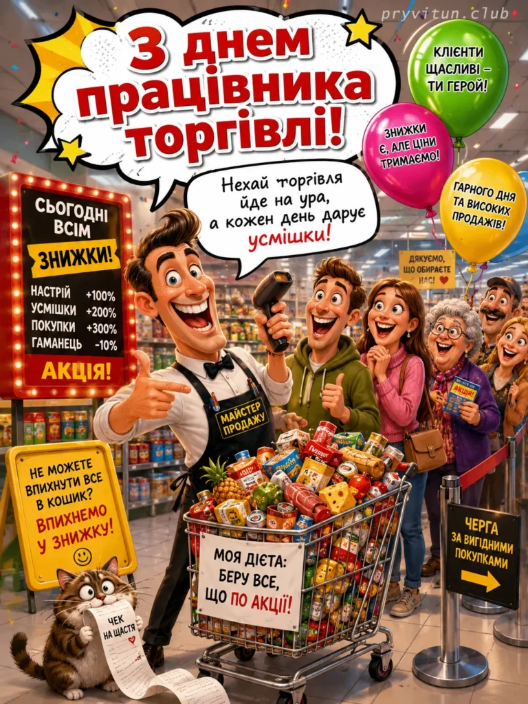 Продавцям з професійним святом