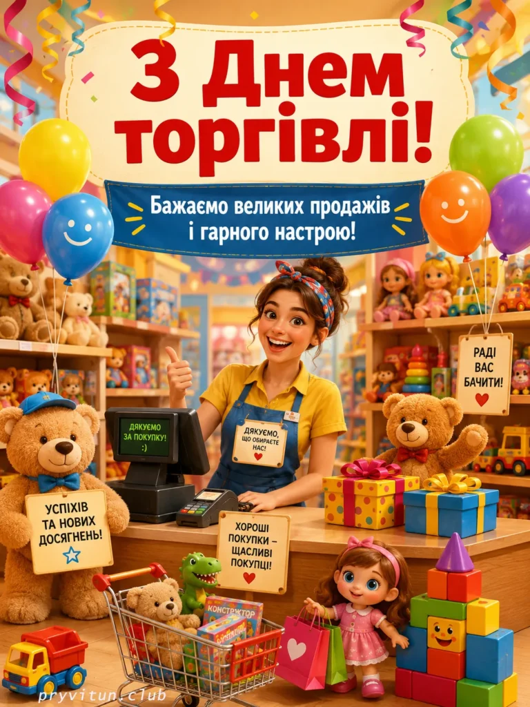 Продавцю зі святом