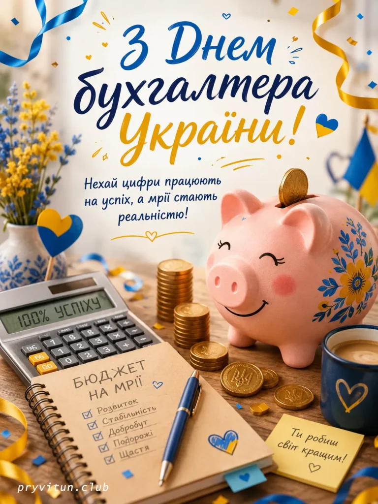 Привітання для найкращого бухгалтера