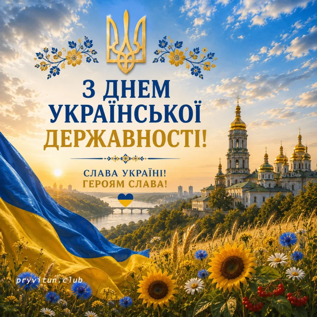 Привітання зі святом державності
