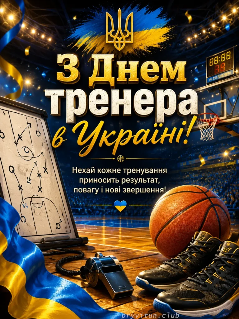 Щасливого Дня тренера