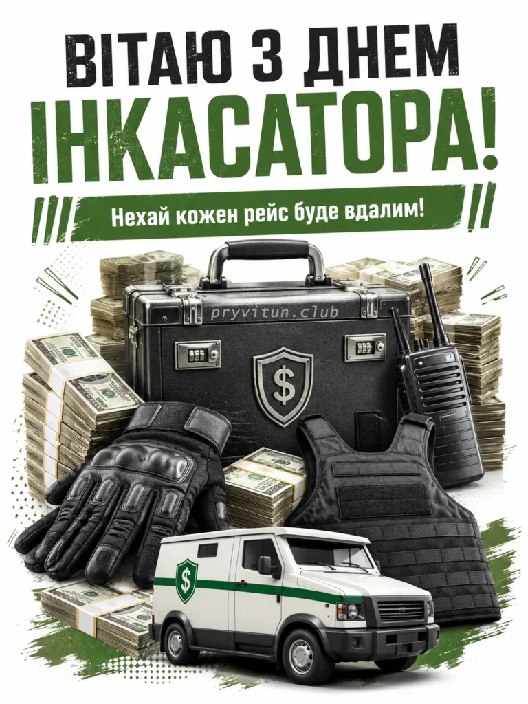 Щирі слова до Дня інкасатора