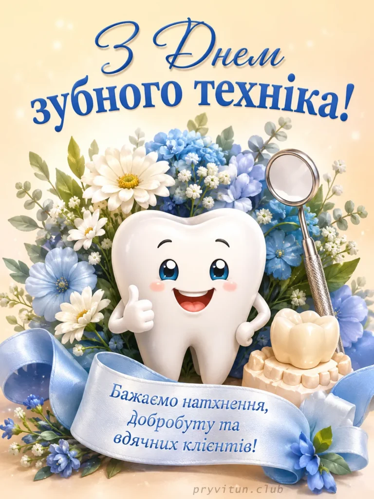 Щирі слова до Дня зубного техніка