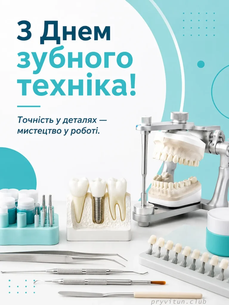 Щиро вітаю зубного техніка