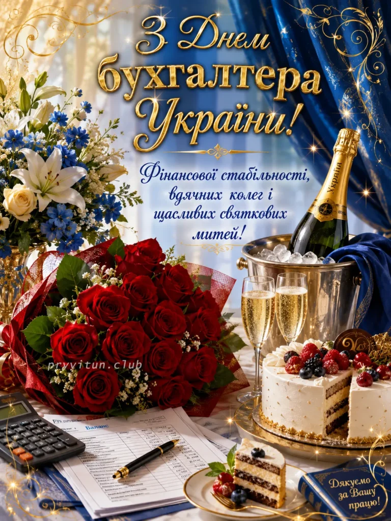 Святкова картинка бухгалтеру