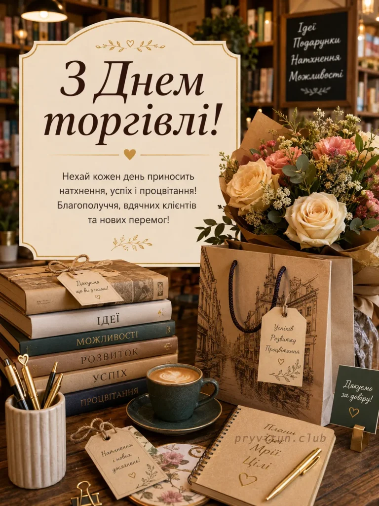 Святкові картинки до Дня працівника торгівлі