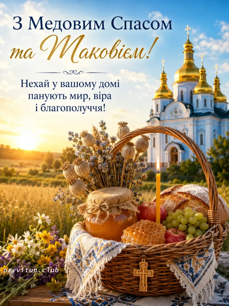 Святкові побажання на Маковія