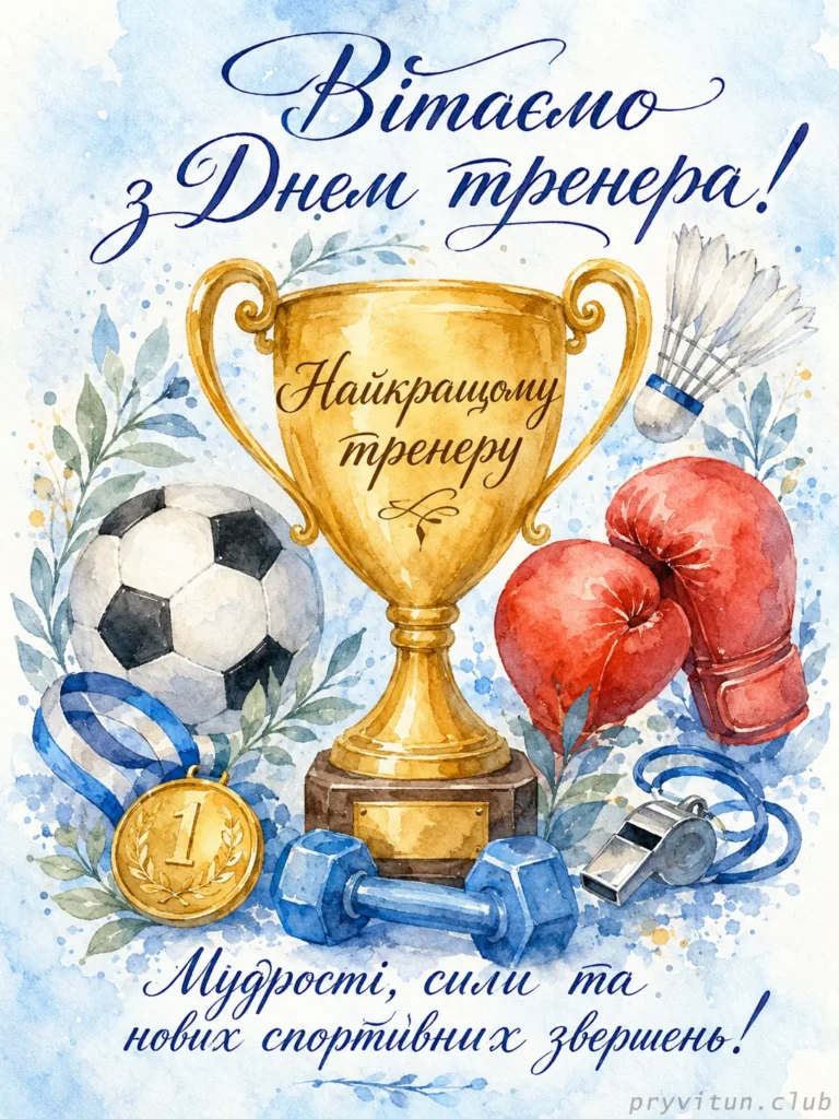 Святкові привітання наставнику
