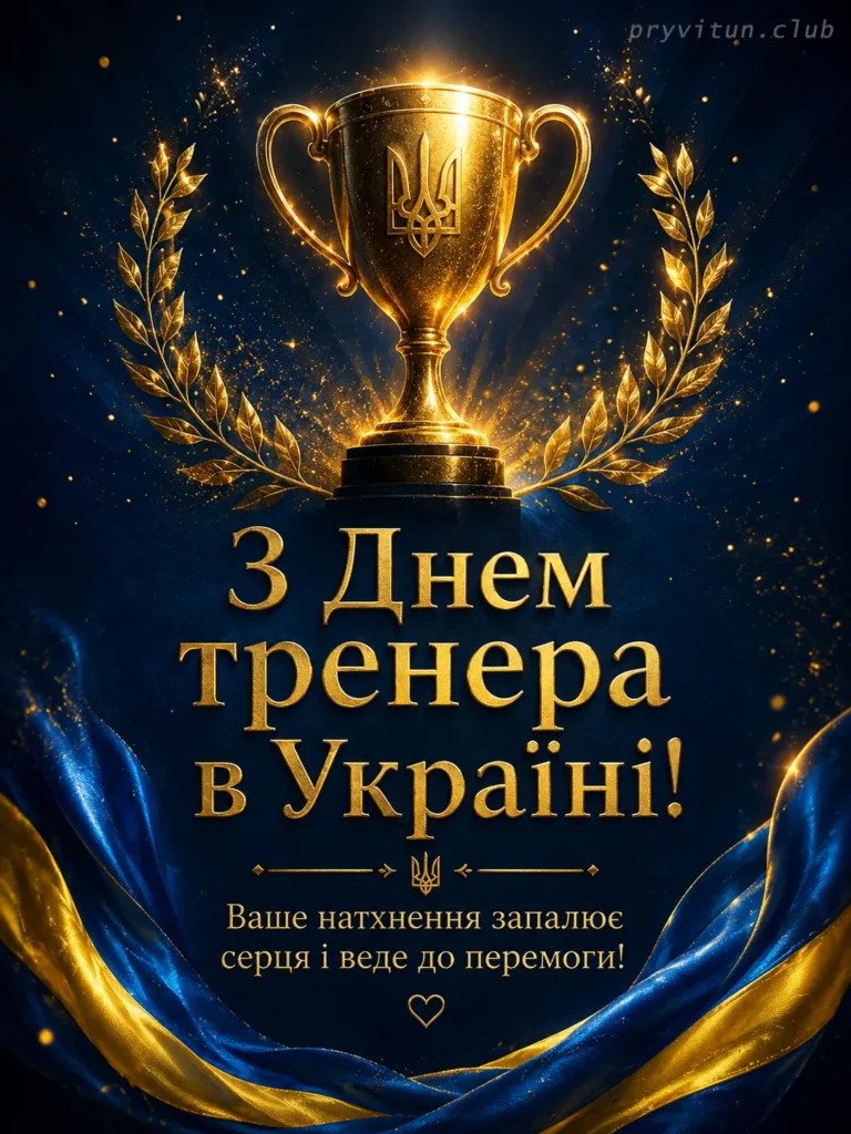 Тренере, бажаю натхнення