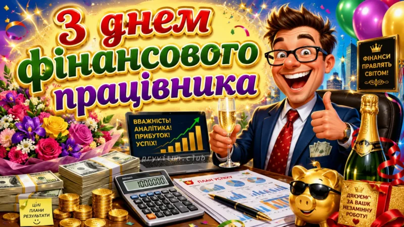 З Днем фінансового працівника 2026: картинки та вітання