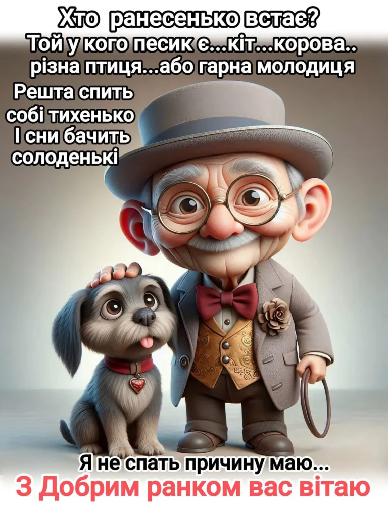 Веселі картинки доброго ранку