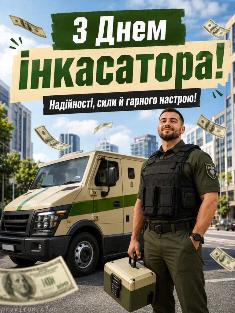 Вітаємо інкасаторів зі святом
