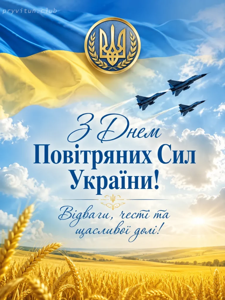 Вітаємо воїнів Повітряних Сил ЗСУ
