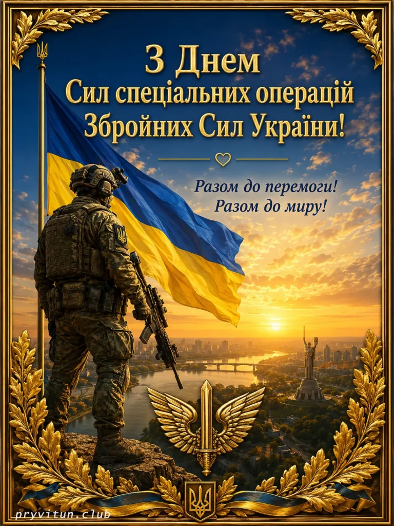 Вітаємо воїнів Сил спеціальних операцій