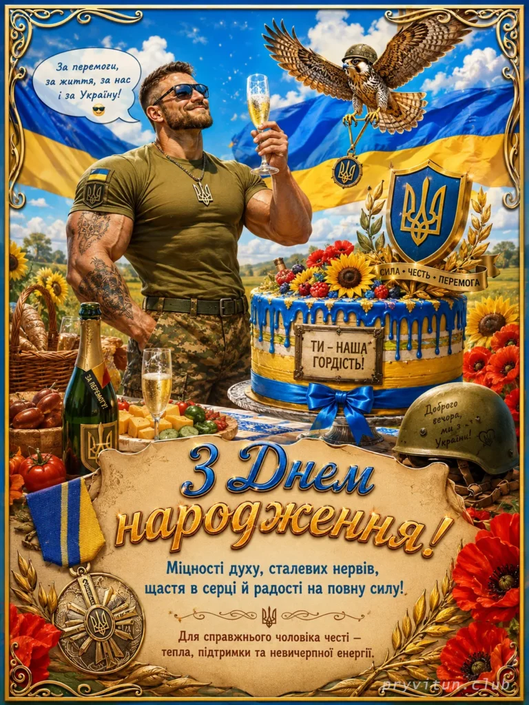 Вітаю нашого захисника