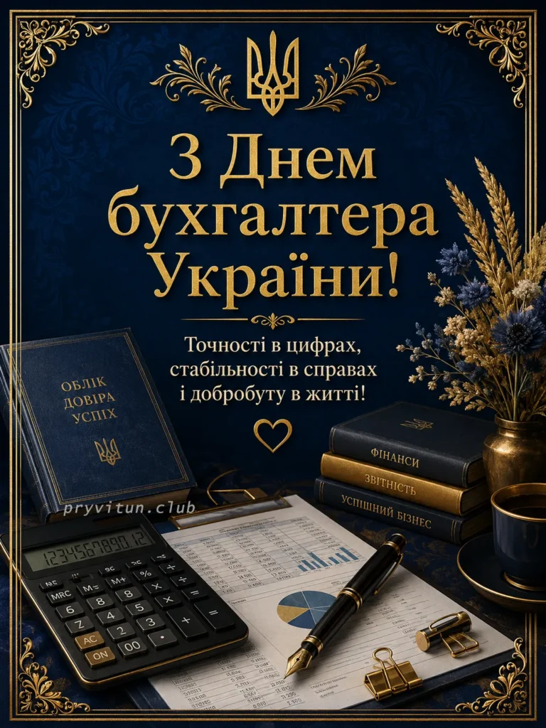 Вітаю з Днем бухгалтера