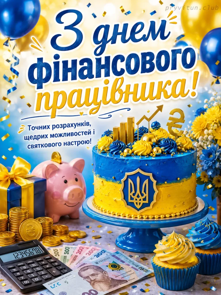 Вітаю з Днем фінансового працівника