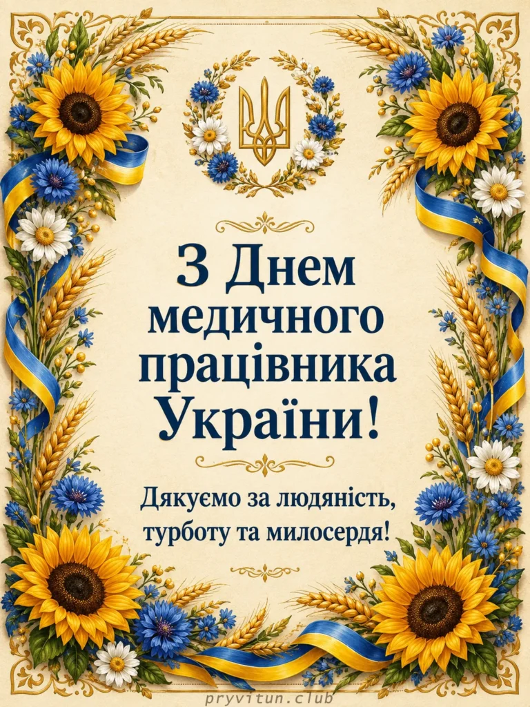 Вітаю з Днем медика