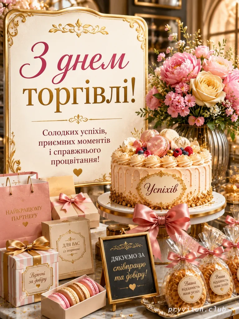 Вітаю з Днем працівника торгівлі