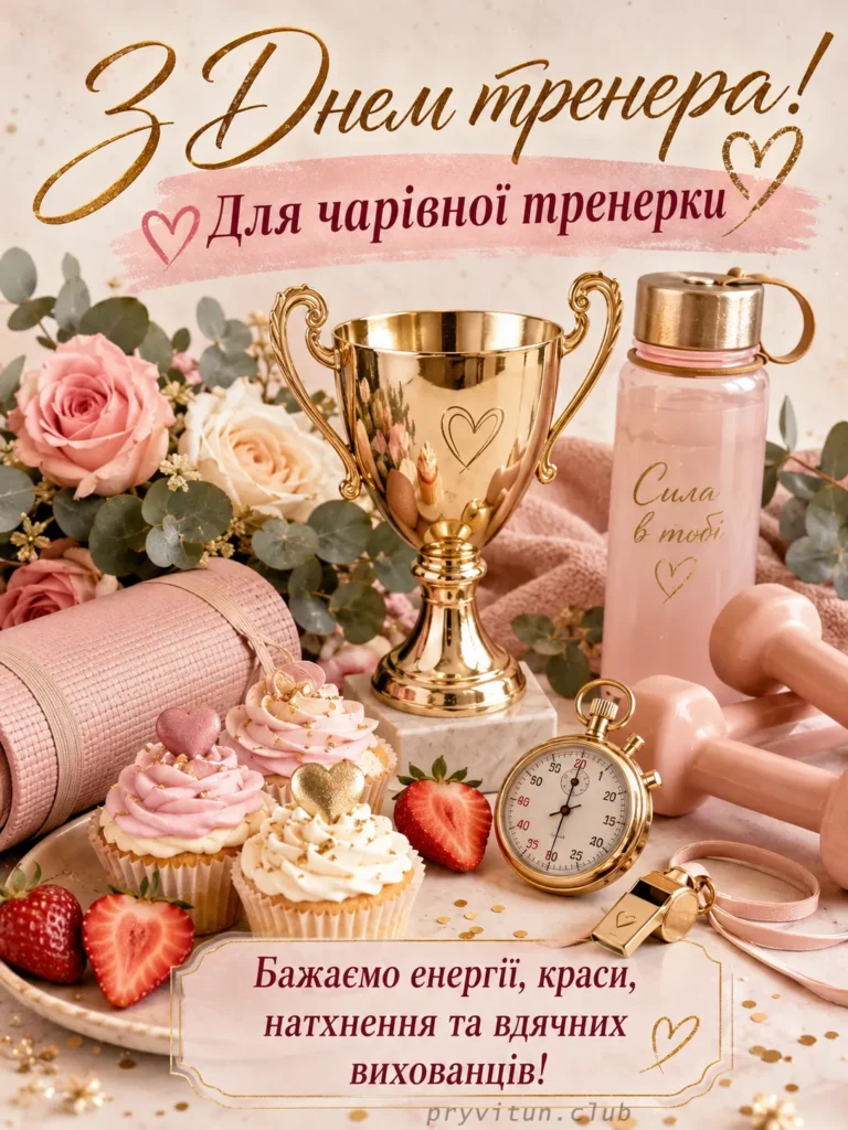 Вітаю з професійним святом тренера