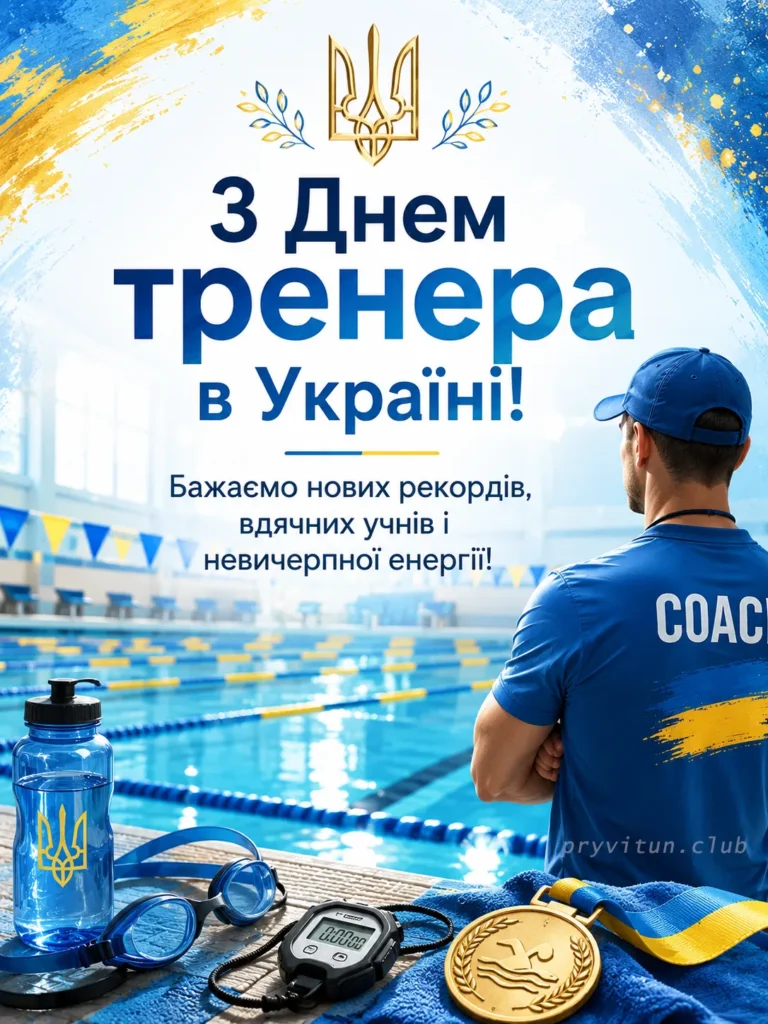 Вітаю з професійним святом тренера