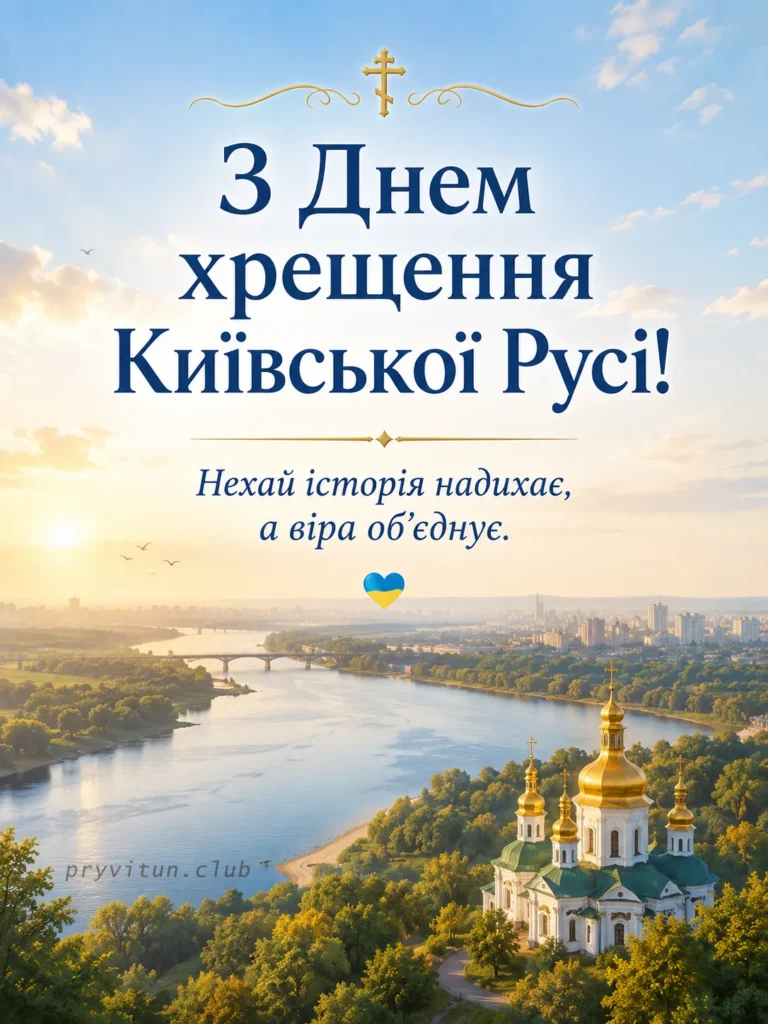 З Днем Хрещення Русі України