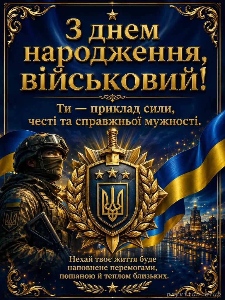З днем народження мужньому оборонцю