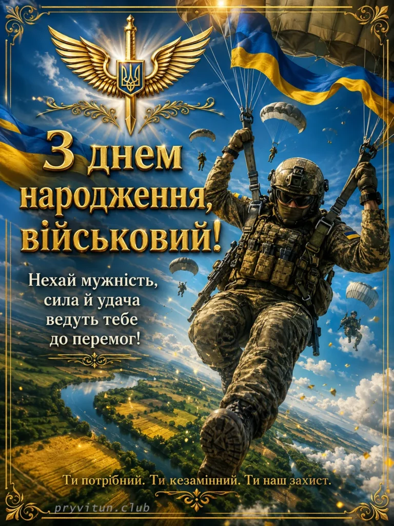 З днем народження незламному воїну