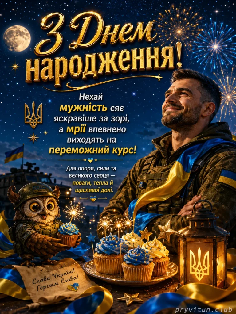 З днем народження справжньому чоловікові
